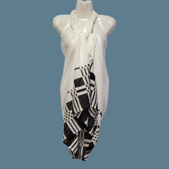 Cover-Ups Swimsuit Cover Ups, Beachwear Wraps, Halter or Strapless Wrap Dress - Picture 1 of 7